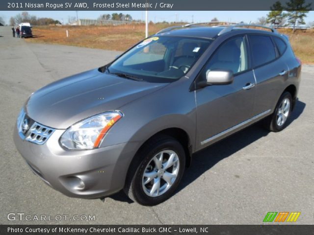 2011 Nissan Rogue SV AWD in Frosted Steel Metallic