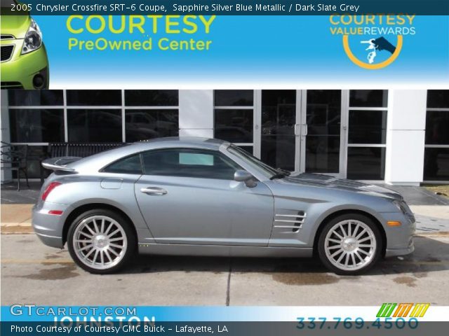 2005 Chrysler Crossfire SRT-6 Coupe in Sapphire Silver Blue Metallic