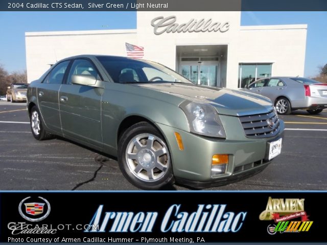 2004 Cadillac CTS Sedan in Silver Green