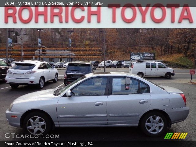 2004 Hyundai Elantra GLS Sedan in Sterling Silver