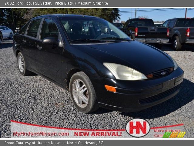 2002 Ford Focus SE Sedan in Pitch Black