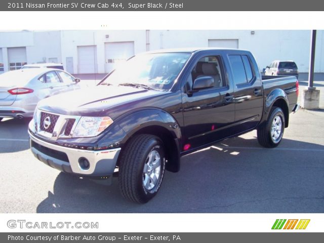 2011 Nissan Frontier SV Crew Cab 4x4 in Super Black
