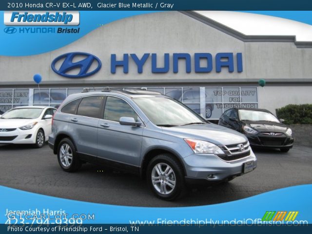 2010 Honda CR-V EX-L AWD in Glacier Blue Metallic