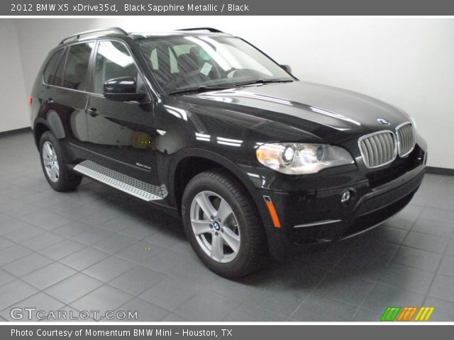 2012 BMW X5 xDrive35d in Black Sapphire Metallic