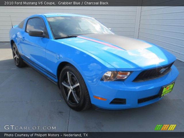 2010 Ford Mustang V6 Coupe in Grabber Blue