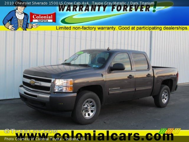 2010 Chevrolet Silverado 1500 LS Crew Cab 4x4 in Taupe Gray Metallic