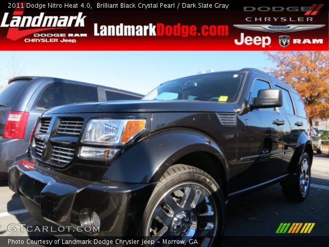 2011 Dodge Nitro Heat 4.0 in Brilliant Black Crystal Pearl