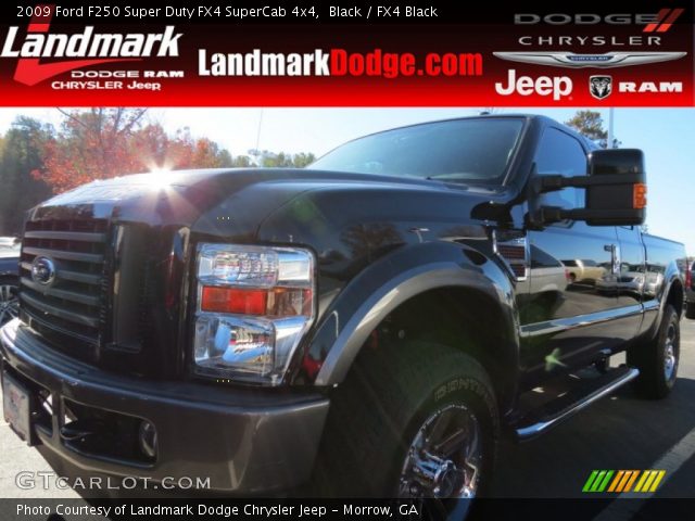 2009 Ford F250 Super Duty FX4 SuperCab 4x4 in Black