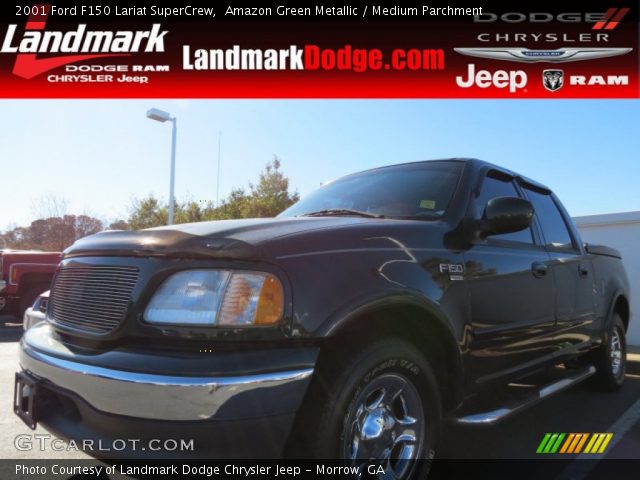 2001 Ford F150 Lariat SuperCrew in Amazon Green Metallic