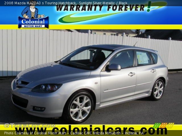 2008 Mazda MAZDA3 s Touring Hatchback in Sunlight Silver Metallic