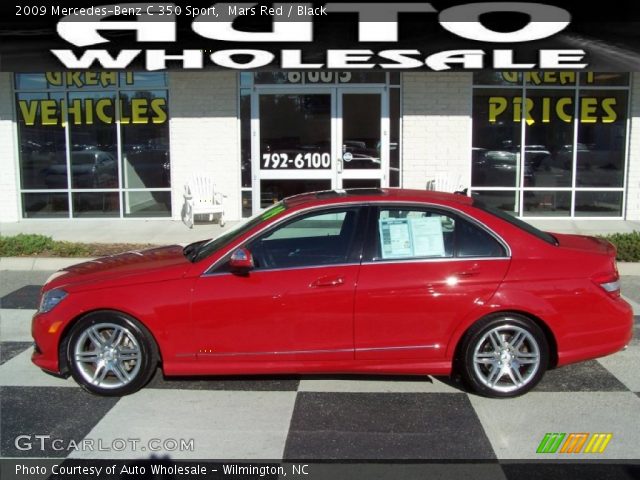 2009 Mercedes-Benz C 350 Sport in Mars Red