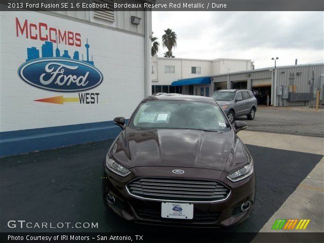 2013 Ford Fusion SE 1.6 EcoBoost in Bordeaux Reserve Red Metallic