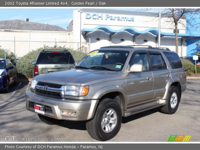 2002 Toyota 4Runner Limited 4x4 in Golden Pearl