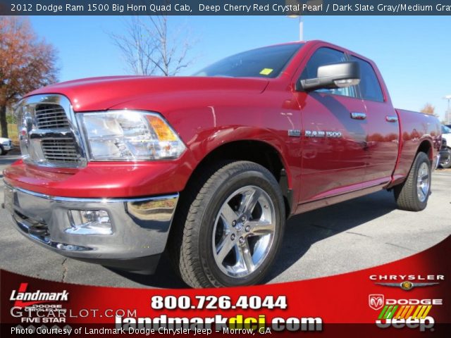 2012 Dodge Ram 1500 Big Horn Quad Cab in Deep Cherry Red Crystal Pearl