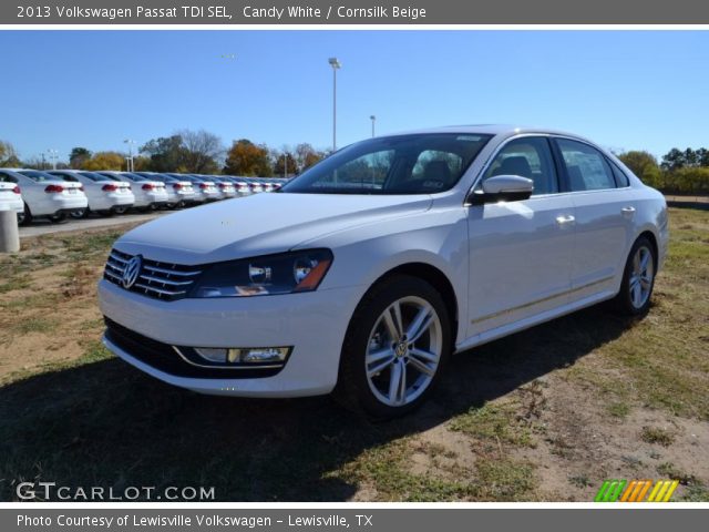 2013 Volkswagen Passat TDI SEL in Candy White