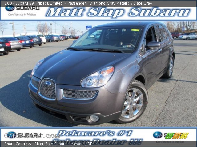 2007 Subaru B9 Tribeca Limited 7 Passenger in Diamond Gray Metallic