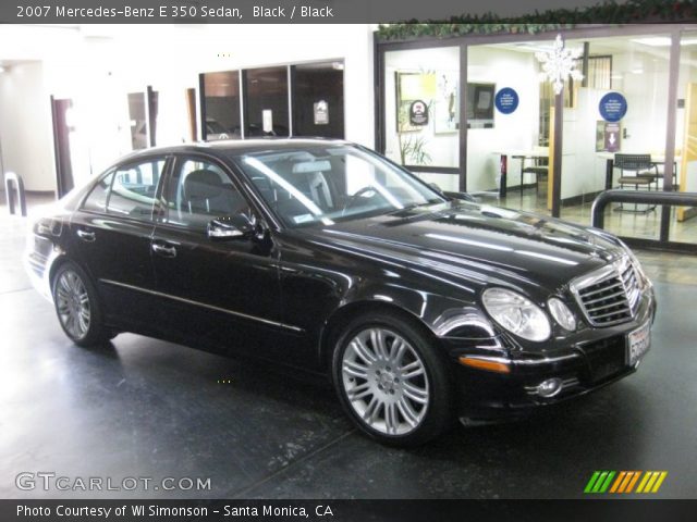 2007 Mercedes-Benz E 350 Sedan in Black
