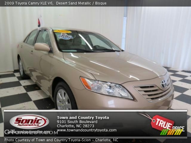 2009 Toyota Camry XLE V6 in Desert Sand Metallic