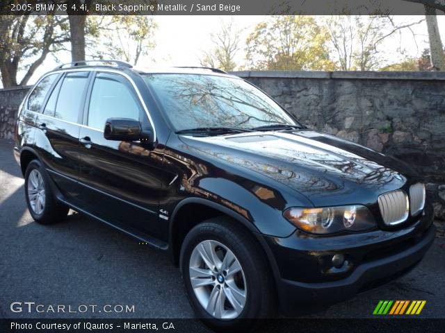 2005 BMW X5 4.4i in Black Sapphire Metallic