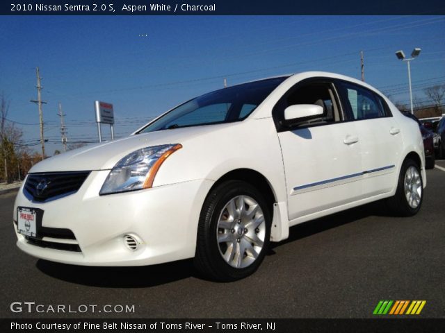 2010 Nissan Sentra 2.0 S in Aspen White