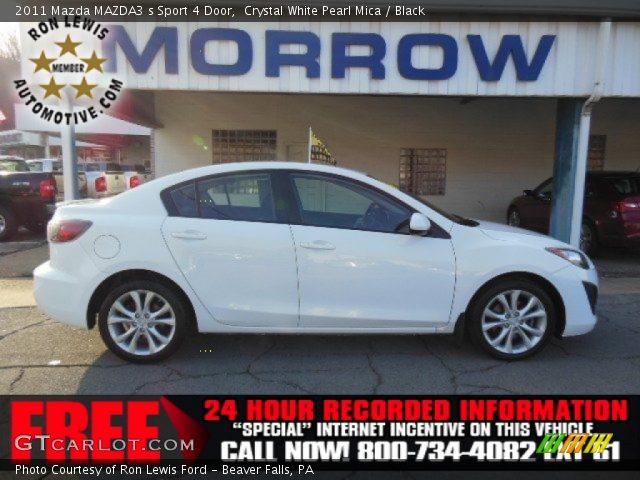 2011 Mazda MAZDA3 s Sport 4 Door in Crystal White Pearl Mica