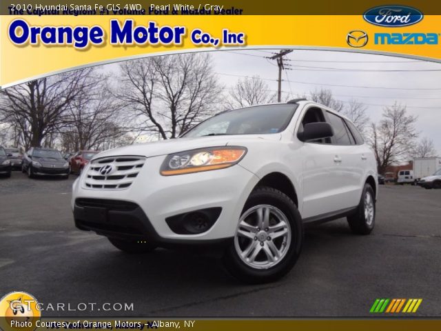 2010 Hyundai Santa Fe GLS 4WD in Pearl White