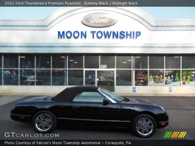 2002 Ford Thunderbird Premium Roadster in Evening Black