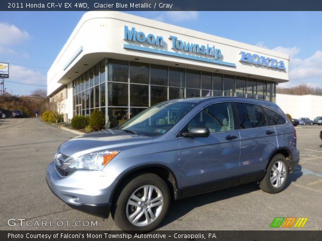 2011 Honda CR-V EX 4WD in Glacier Blue Metallic