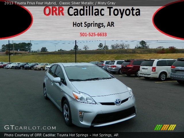 2013 Toyota Prius Four Hybrid in Classic Silver Metallic