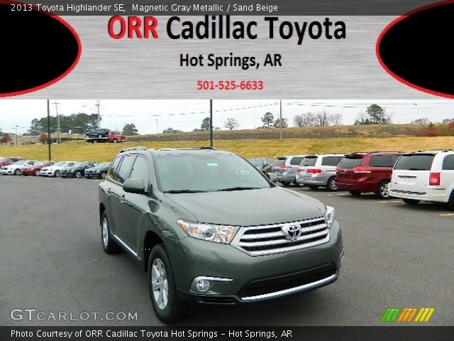 2013 Toyota Highlander SE in Magnetic Gray Metallic