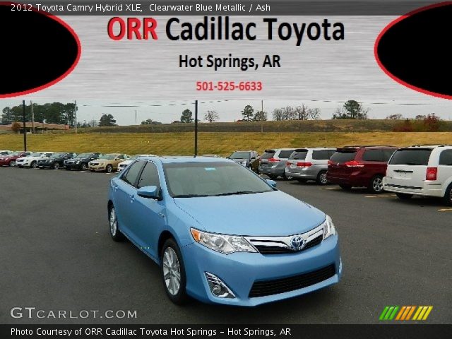 2012 Toyota Camry Hybrid XLE in Clearwater Blue Metallic