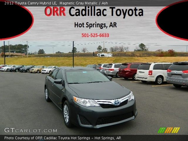 2012 Toyota Camry Hybrid LE in Magnetic Gray Metallic