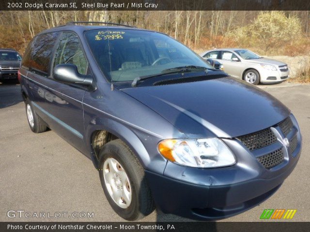 2002 Dodge Caravan SE in Steel Blue Pearl