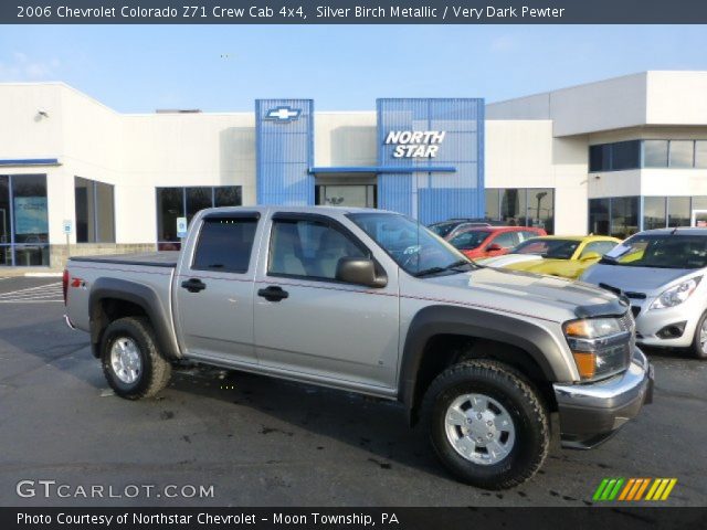 2006 Chevrolet Colorado Z71 Crew Cab 4x4 in Silver Birch Metallic