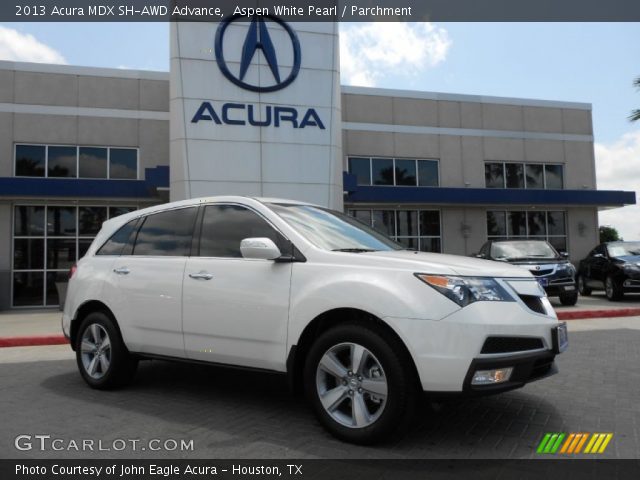 2013 Acura MDX SH-AWD Advance in Aspen White Pearl