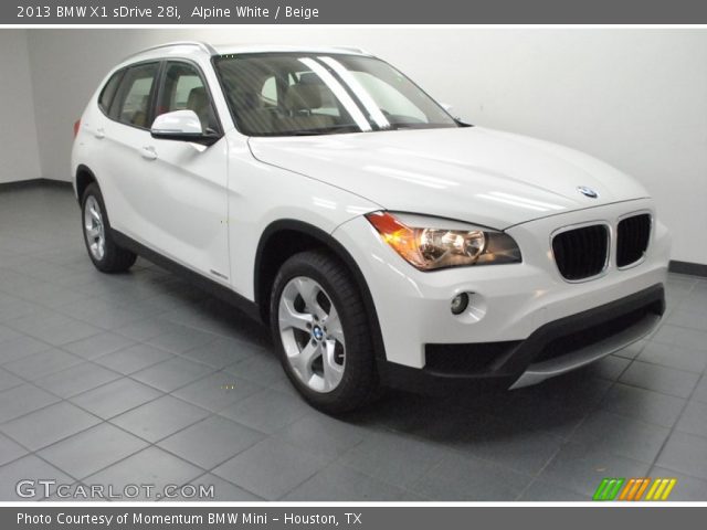 2013 BMW X1 sDrive 28i in Alpine White