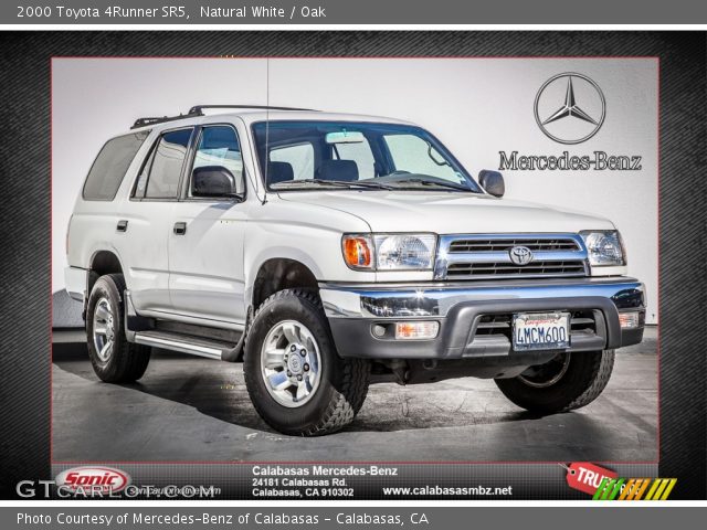 2000 Toyota 4Runner SR5 in Natural White