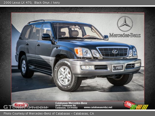 2000 Lexus LX 470 in Black Onyx