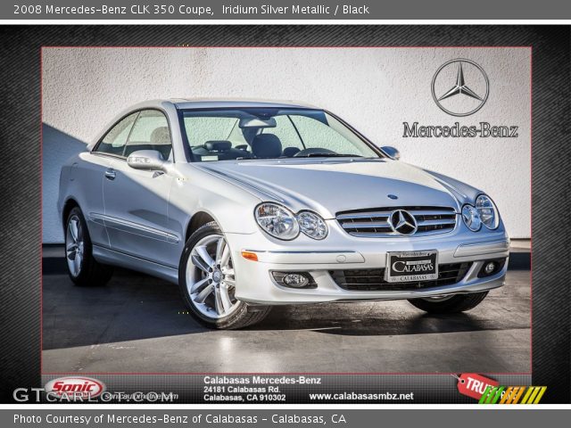 2008 Mercedes-Benz CLK 350 Coupe in Iridium Silver Metallic