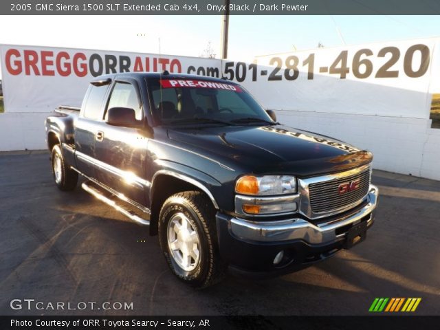 2005 GMC Sierra 1500 SLT Extended Cab 4x4 in Onyx Black