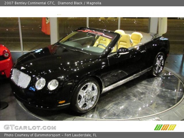 2007 Bentley Continental GTC  in Diamond Black