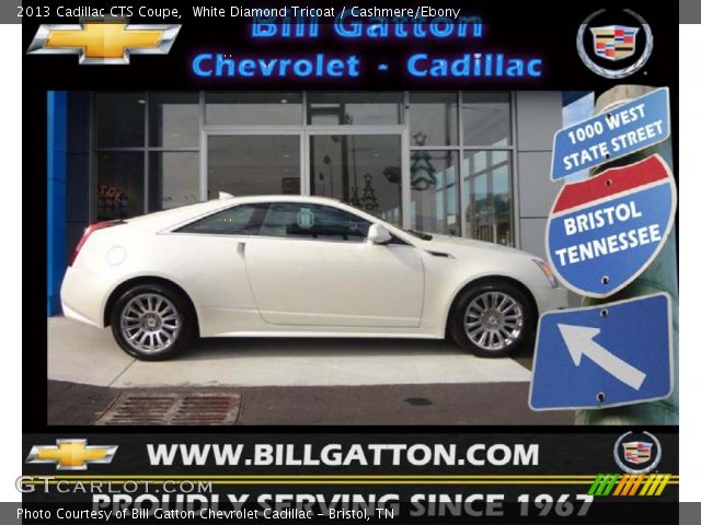 2013 Cadillac CTS Coupe in White Diamond Tricoat
