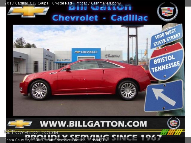 2013 Cadillac CTS Coupe in Crystal Red Tintcoat
