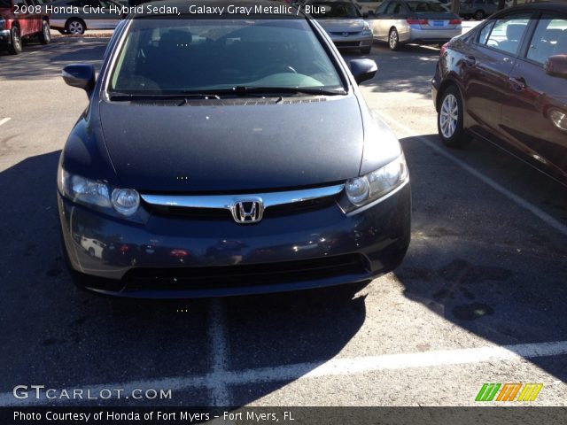 2008 Honda Civic Hybrid Sedan in Galaxy Gray Metallic