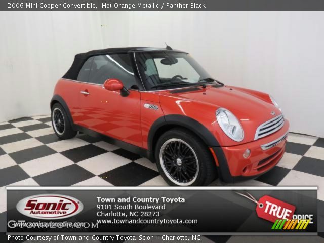 2006 Mini Cooper Convertible in Hot Orange Metallic