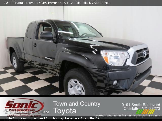 2013 Toyota Tacoma V6 SR5 Prerunner Access Cab in Black