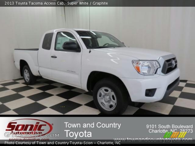 2013 Toyota Tacoma Access Cab in Super White