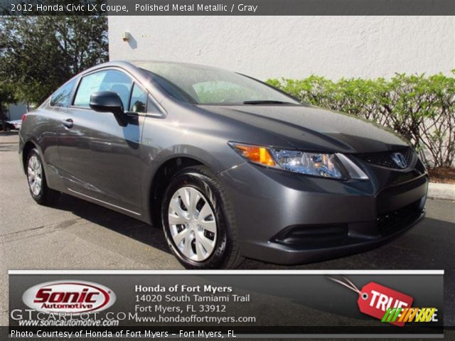 2012 Honda Civic LX Coupe in Polished Metal Metallic