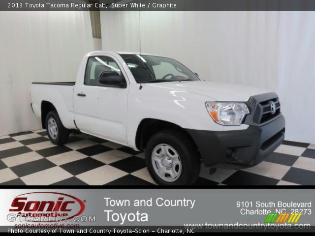 2013 Toyota Tacoma Regular Cab in Super White