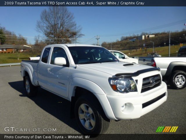 2009 Toyota Tacoma V6 TRD Sport Access Cab 4x4 in Super White